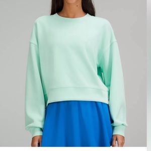 Lululemon softstreme perfectly oversized cropped crew